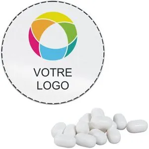 VistaPrint Bonbons à la menthe Tic Tac® avec petite boîte ronde – 150 unités