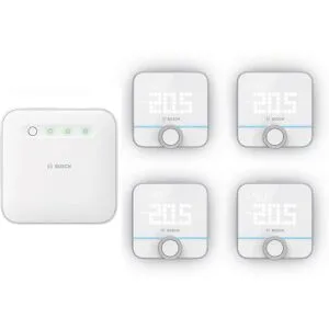 Bosch Smart Home - Starter Set Heiztherme & Fußbodenheizung II mit 4 Raumthermostaten 230V