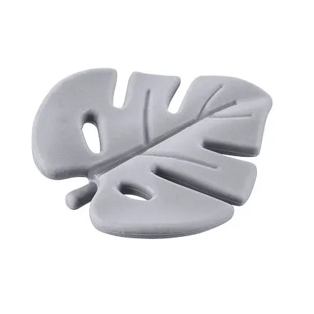 Zopa Silikónové hryzátko Leaf - šedé