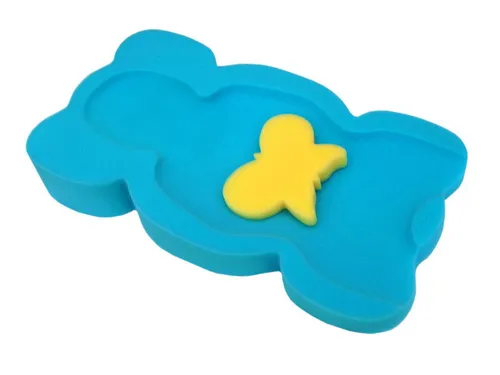 TEGA Penové lehátko do vaničky UNI KOLOR - modrá