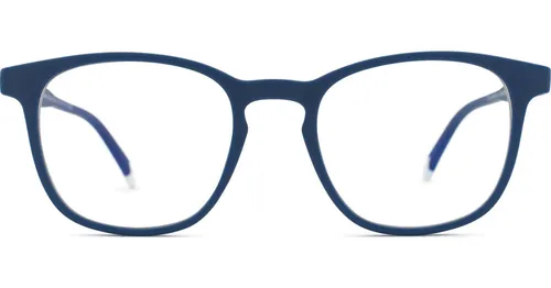 Barner Screen Dalston Navy Blue - blaufilter Brillen [Computerbrillen], quadratisch, unisex, blau