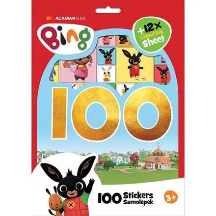 Jiri Models Bing 100 samolepiek s omaľovánkovými listami