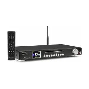Alt-i-én WiFi Internet Radio "Stilfuldt Hi-Fi design" med CD afspiller / DAB / D