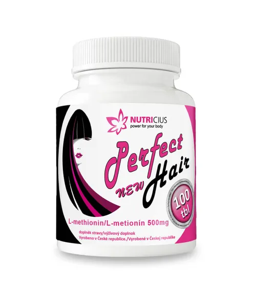 Nutricius Perfect HAIR new - methionin 500 mg 100 tbl.