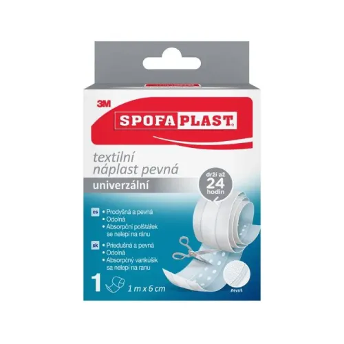 3M Spofaplast 254 Pevná textilní náplast 6 cm x 1 m