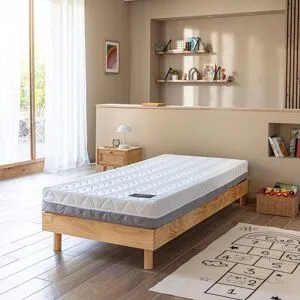 Terre de Nuit Matelas ressorts ensachés 16 cm - Embellie 2.0 - 90x200