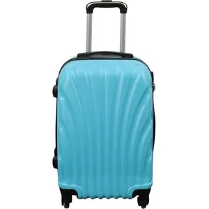 Borg Living Kabinekuffert - Hardcase letvægt kuffert - Str. lille - Lyseblå musling