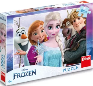 Puzzle Frozen: Dobrodružství 300 xl dílků