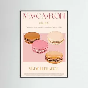 Printumo Macaron Print By Nazma Khokhar, Kunstprint På Fine Art-Papir