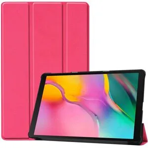 TABLETCOVERS.DK Samsung Galaxy Tab A 10.1" (2019) Foldbart Læder Cover m. Ståfunktion - Pink