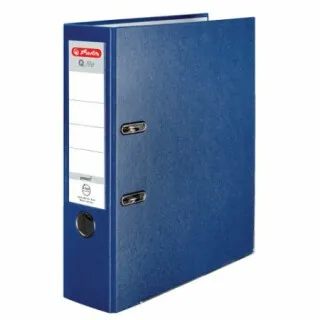 Herlitz - Pořadač A4/8 cm, modrý Q.file