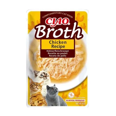 Inaba Ciao Broth vlhké krmivo pro kočky - kuře 40 g