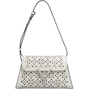 Coccinelle Schultertasche - Coccinelledew Cow.Perf. - Gr. unisize - in Weiß - für Damen