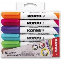 Kores Fixy na biele tabule sada 6ks