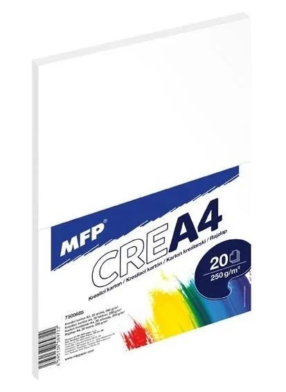 MFP Kartón kresliaci A4 250g - 20 listov