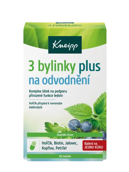 KNEIPP 3 bylinky plus na odvodnění tob.60