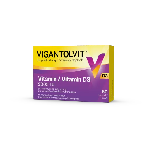Vigantolvit D3 2000 I.U. 60 kapslí