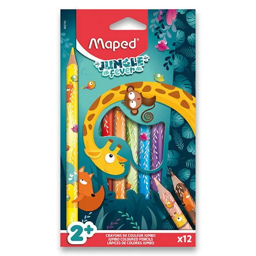 Maped Jungle Fever Pastelky Jumbo 12 ks