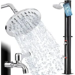 monzana® Solardusche 20L Schwarz