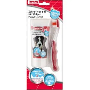 beaphar Zahnpflege Set für Welpen Hund