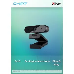 WebCam TRUST TAXON QHD ECO - 24732