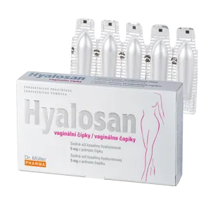 Hyalosan Vaginální čípky 10ks Dr.müller