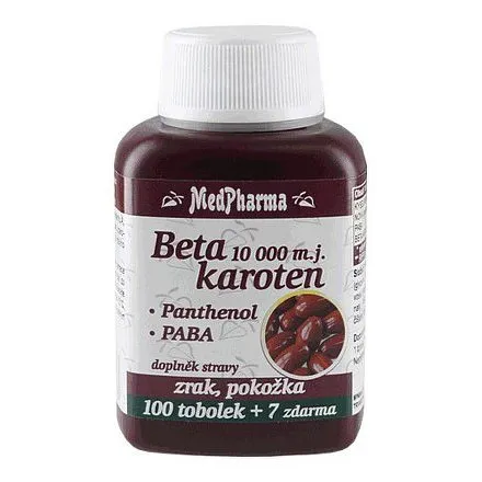 Medpharma Beta Karot.10 000 M.j.pant.+paba Tobolek 107