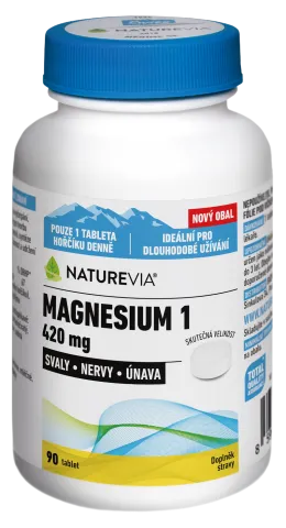 Naturevia Magnesium 1 420mg Tbl.90