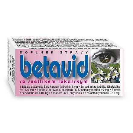 Naturvita Betavid Se Světlíkem Lékařským Tbl.60