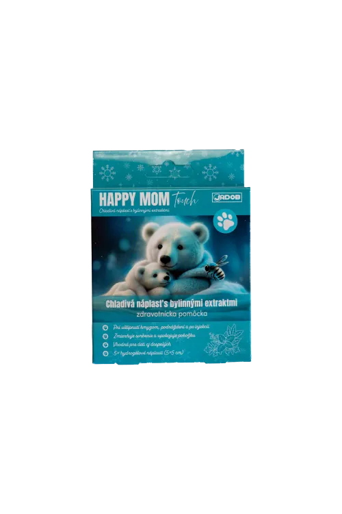 Jadob HAPPY MOM Touch chladivá náplast 5x5cm 5ks