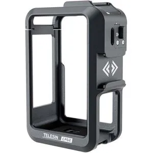 TELESIN Metal Cage til DJI Osmo Action 3 / 4 - Sort
