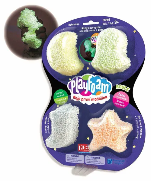 Pexi PlayFoam Boule 4pack-Svietiace