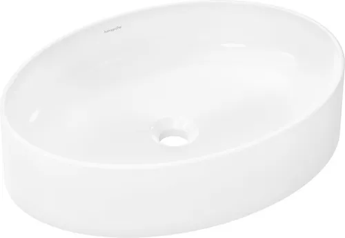 Umývadlo na dosku Hansgrohe Xuniva D 55x40 cm bez otvoru pre batériu, bez prepadu 61072450
