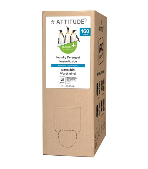 ATTITUDE Prací gél s vôňou lúčnych kvetov - náhradný kanister 4 l