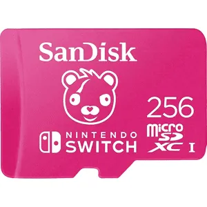 SanDisk Carte Mémoire Microsdxc Pour 256 Gb Nintendo Switch (sdsqxao-128g-gn6zg)
