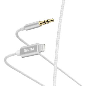 Hama Câble Audio Jack 3.5 Mm - Lightning 1 M Blanc (201522)
