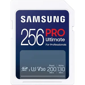 Samsung Carte Mémoire Sdxc Pro Ultimate 256 Gb Avec Adaptateur (mb-sy256sb/ww)