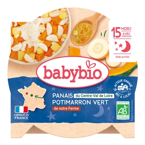 BABYBIO Večerné menu gratinovaný paštrnák (260 g)