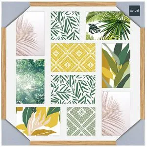 Moldura Multivistas Actuel Mdf Natural 45x45cm