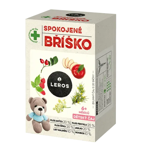 LEROS Dětský čaj Spokojené bříško 20x2g