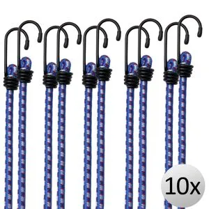 monzana® Spanngummi 10er-Set Blau Expander 30,5cm