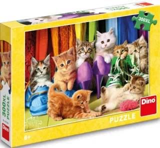 Puzzle Barevná koťátka 300 xl dílků