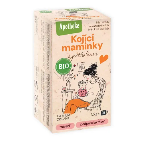 Apotheke BIO Kojící maminky s jestřabinou čaj 20 x 1,5 g