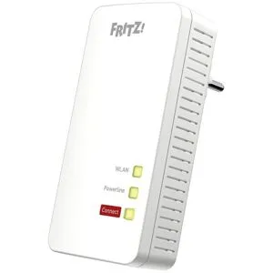 FRITZ!Powerline 1260 WLAN Netzwerk-Erweiterung über Stromleitung (max. 1200 Mbit/s) & WLAN-Router (max. 866 Mbit/s