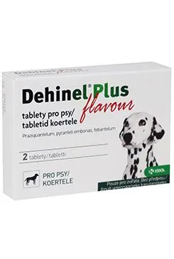 Dehinel Plus Flavour pro psy 2 tablety