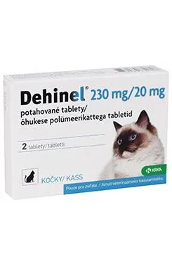 Dehinel pro kočky 230mg/20mg 2 tablety