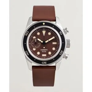 UNIMATIC U3 Heritage Chronograph Diver Dark Brown