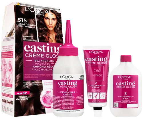 L'Oréal Paris Casting Crème Gloss semipermanentná farba na vlasy 515 ľadová čokoláda