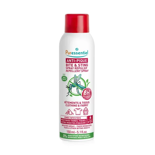 Puressentiel Anti-Beet Afwerende Spray - Kleding &amp; Textiel - 150ml