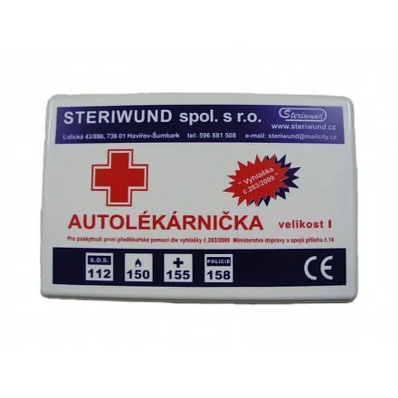 Autolékárnička Plast Vyhl.č.206/2018 Steriwund